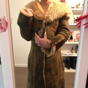 Sheepskin Shearling Leather Toscana Fur coat